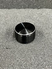 Home Car Radio Audio Black Volume Knob Control Button Black Aluminium Spindle