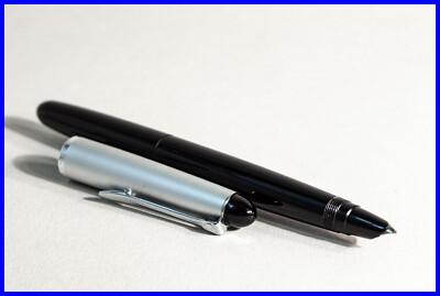 1963 Pelikano Model 1 Cartridge Filler in Black & Steel with PF Steel Nib