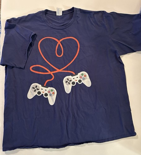 PlayStation Love T-shirt 3XL Video Games PS2 PS3 Ps5