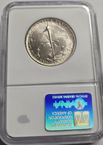 1936 Cleveland Centennial/Great Lakes Expostion Half Dollar NGC MS-65 (Toned) - Picture 3 of 4