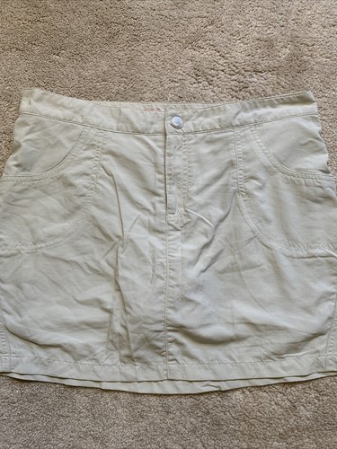 EUC Reel Legends 14” Rip-Stop 2 Pocket Cargo Skort KHAKI / TAN GIRLS 16 MSRP $40 - Picture 2 of 12