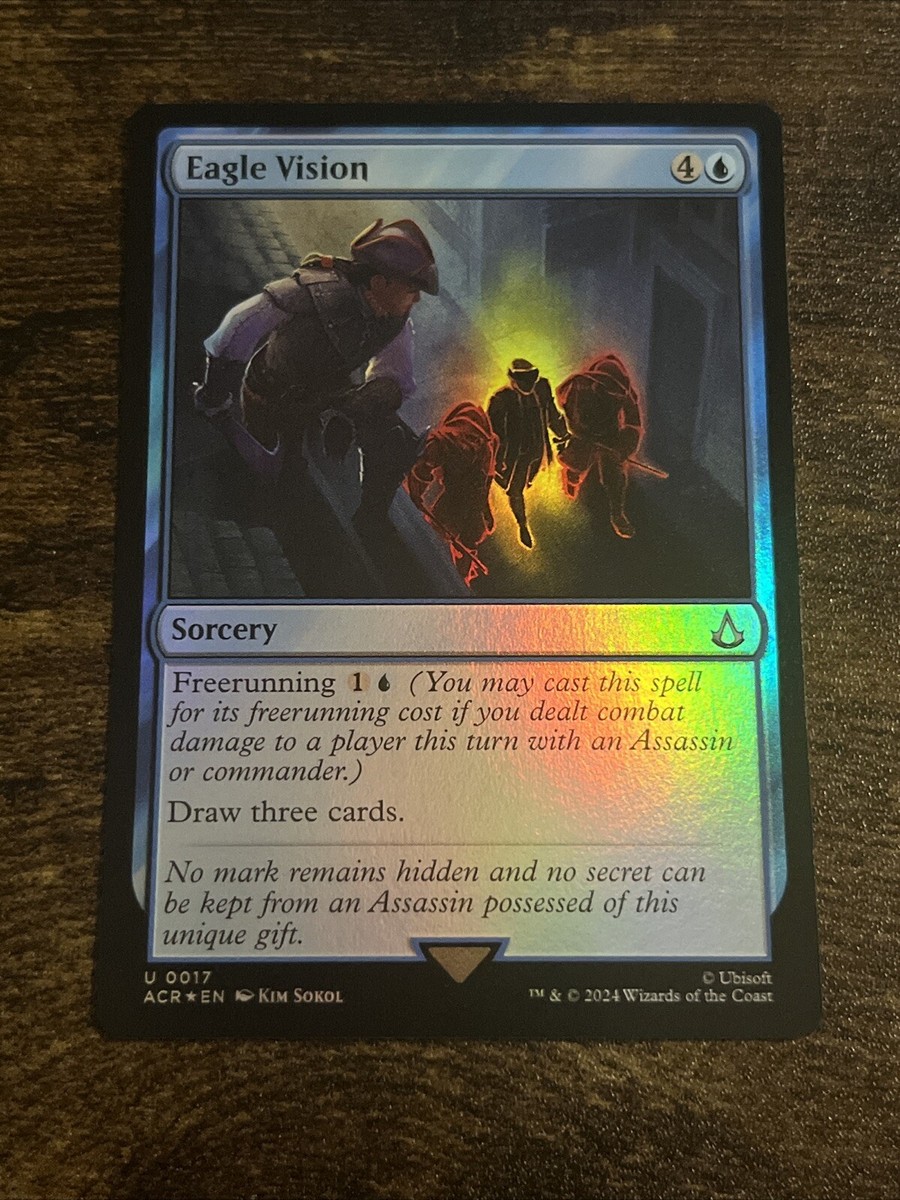 Eagle Vision 0017 Foil Universes Beyond: Assassin's Creed MTG Magic S2864* | eBay Eagle Vision 0017 Foil Universes Beyond: Assassin's Creed MTG Magic S2864* | eBay