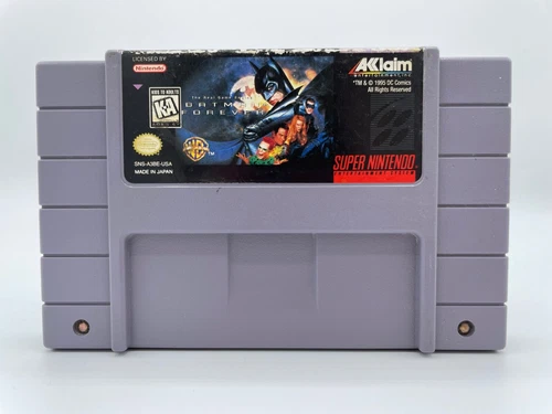 Batman Forever Super Nintendo Entertainment System SNES 1995 Tested
