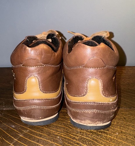 Sneakers vintage SAO by Stacy Adams in pelle marrone da uomo 10,5 casual retrò Y2K - Foto 4 di 12