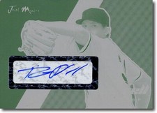 2008 Bobby Parnell Autograph Rookie Printing Press Plate Auto RC 1/1
