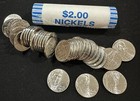 40 Coins! Rare 2025 D Jefferson Nickels Full Obw Roll. Multiple Rolls Available!