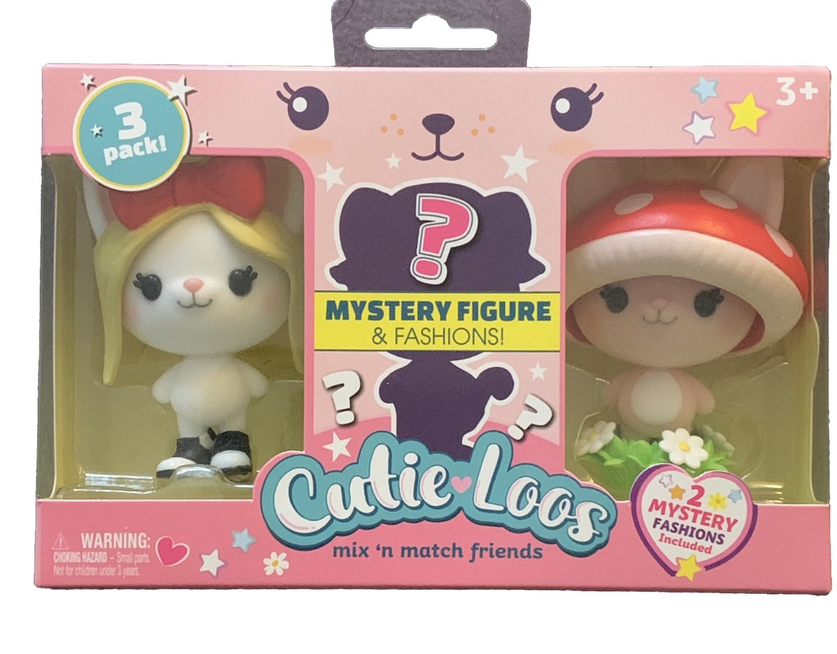 Cutie Loos Mix 'N Match Friends 3-Pack Paislee, Meadow & A Mystery