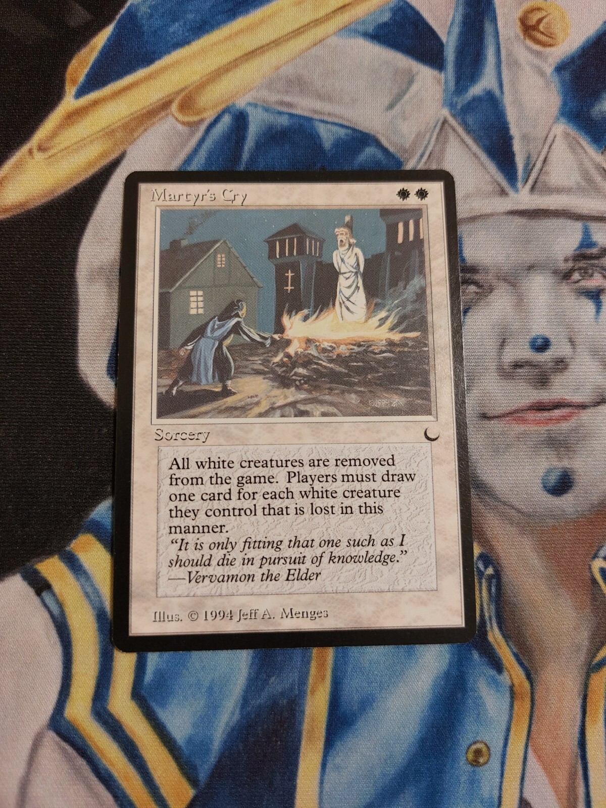 Martyr's Cry MTG The Dark Rare White Sorcery Near-Mint x1 GG5