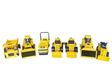 CATERPILLAR Toy CONSTRUCTION VEHICLES Equipment LOT Dozer, Dump Truck Toy State