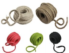 Natural Burlap Jute Wired Rope 9 yards - Colors