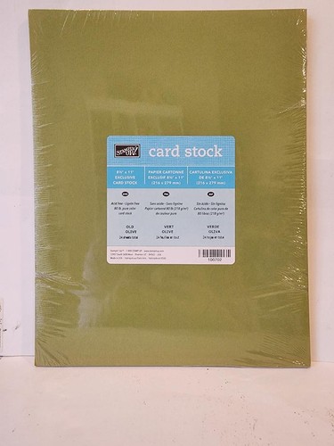 Stampin Up RETIRED CARDSTOCK COLORS 8 1/2 x 11 NEW SEALED Paper - Picture 17 of 18