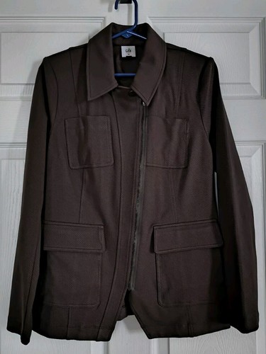 Chaqueta Blazer Cabi 4120 The Academy Marrón Oliva Oscuro Militar Mujer Talla Mediana - Imagen 2 de 5