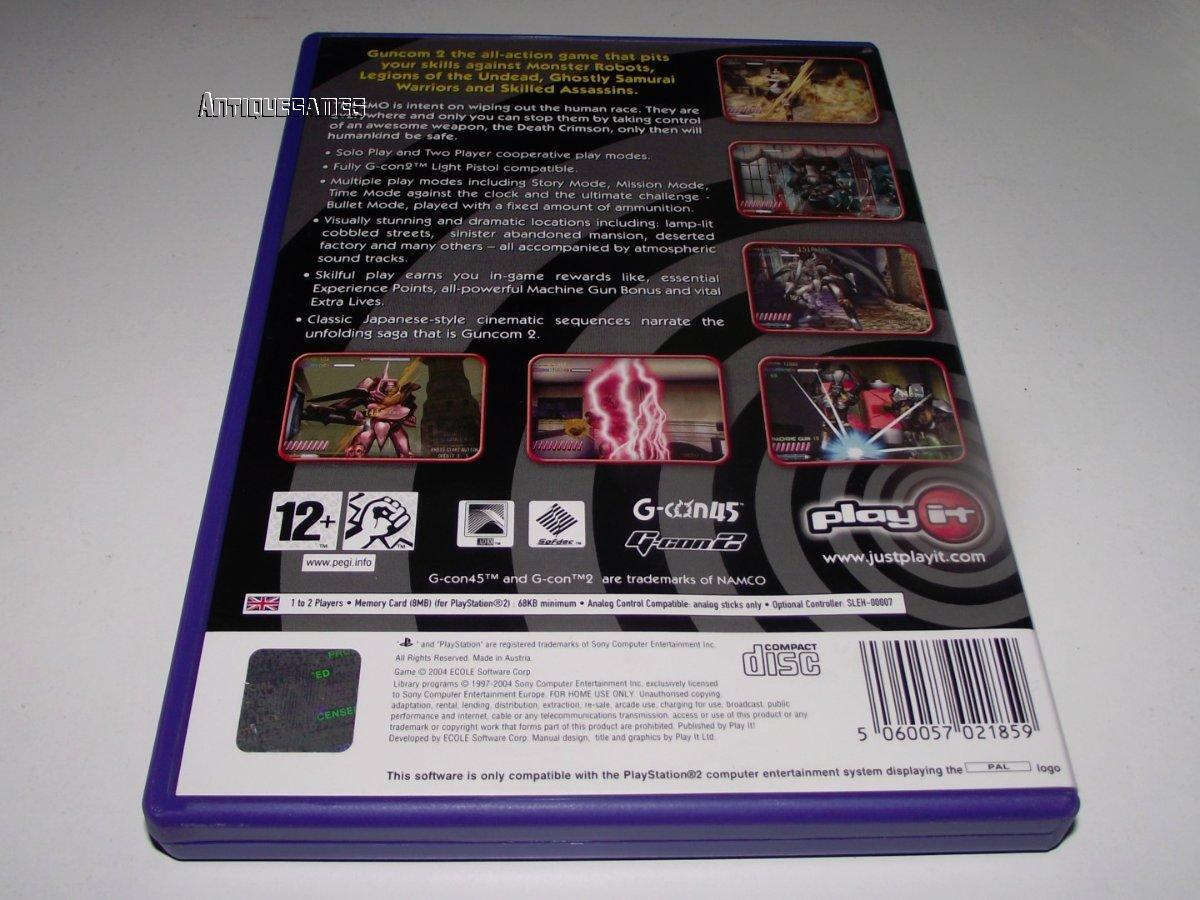 Guncom 2 + Pad Mad Catz – Neuf Sous Blister – Version Française PS2
