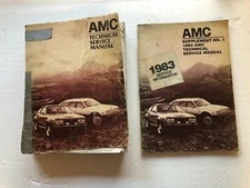 AMC Technical Service Manual 82' 1982 & Supplement No.1 1983 A821001 