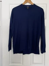 Patagonia Capilene Base Layer Navy Blue Men’s Size Large Long Sleeve