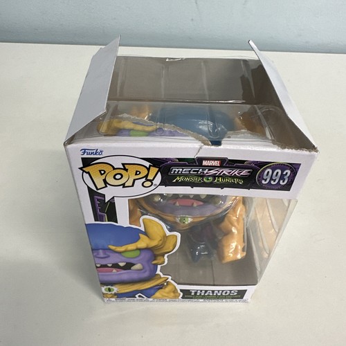 Funko Pop 993 Mech Strike Marvel Thanos (NEW, Box Top ripped off) Bobble-head - Picture 2 of 14