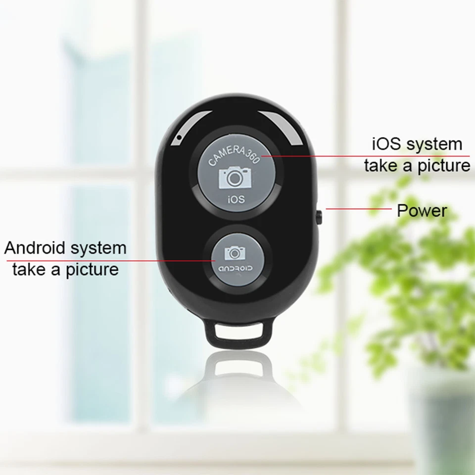 Беспроводной пульт дистанционного управления затвор селфи камеры для монопода iPhone XR XS 8 Samsung - Изображение 2 из 4