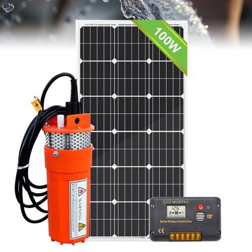 12V/24V Solar Water Pump Deep Well Kit 