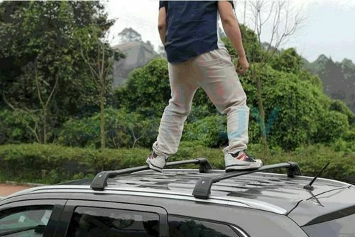 2 PCS Black Cross Bar For Land Rover Range Rover Evoque 2011-2021 Roof Rack Rail - Image 2 of 4