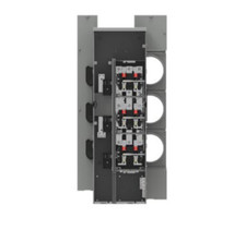 SIEMENS WML32225RJ 225 A , 3 PH 4-Wire In 1 PH 3 Wire Out  3 Socket Meter Stack