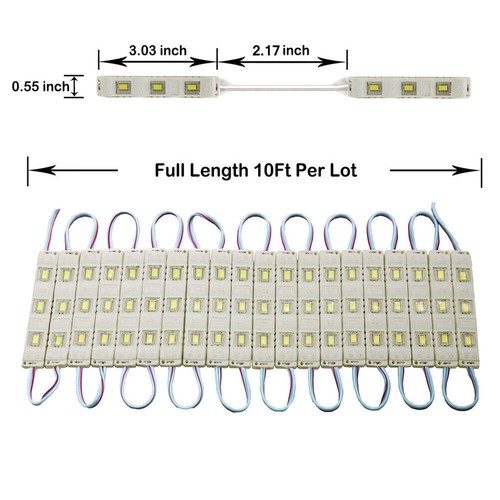 5730 SMD Waterproof LED Module Injection Light Store Front Window Sign Lamp 12V - Picture 8 of 12