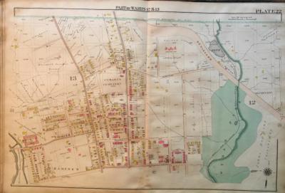 1906 BALTIMORE MD WYMAN PARK JOHNS HOPKINS UNIVERSITY ST MARY CEMETERY ATLAS MAP