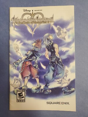 Kingdom Hearts Re: Chain of Memories (Sony PlayStation 2, 2008) PS2 Manual Only