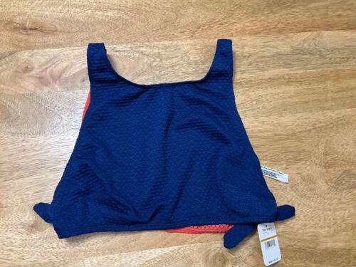 NWT Free People Intimately Charlie Soft Bra/Bralette,sapphire/coral,sz.S - Picture 2 of 3