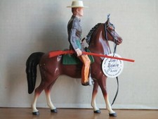 VINTAGE 1950's HARTLAND JIM BOWIE w/BLAZE ORIGINAL TAG SCOTT FORBES COMPLETE 