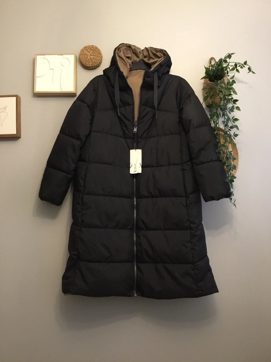 Reversible water resistant parka zara hotsell