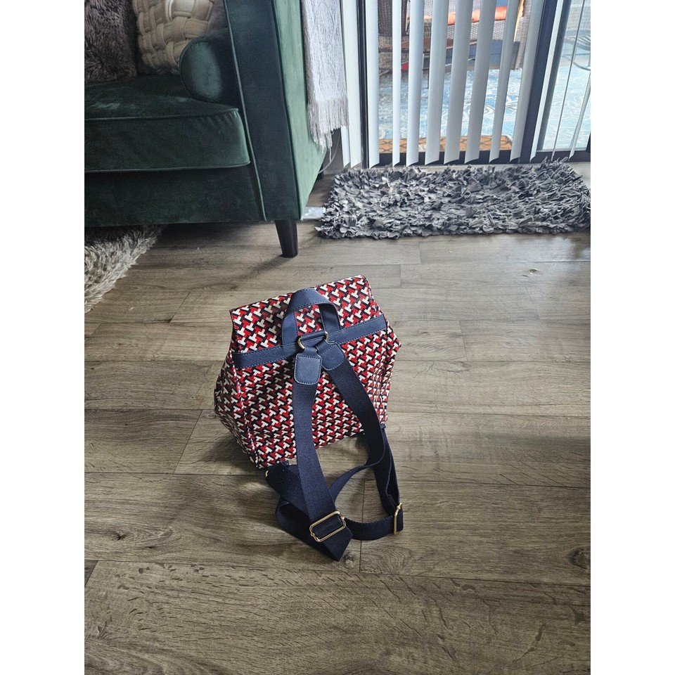 TOMMY HILFIGER Monogram 12 in x 14 in Bookbag Purse eBay