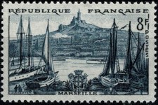FRANCE  1955 MARSEILLE  YT n° 1037  Neuf ★★ luxe / MNH (A)