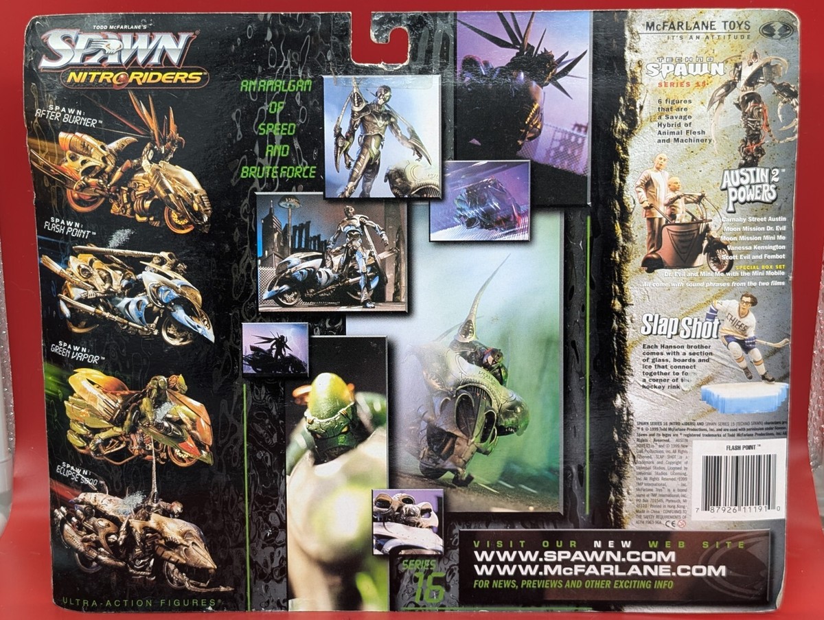 VTG McFarlane Spawn Nitro Riders Flashpoint Action Figure VTG McFarlane Spawn Nitro Riders Flashpoint Action Figure