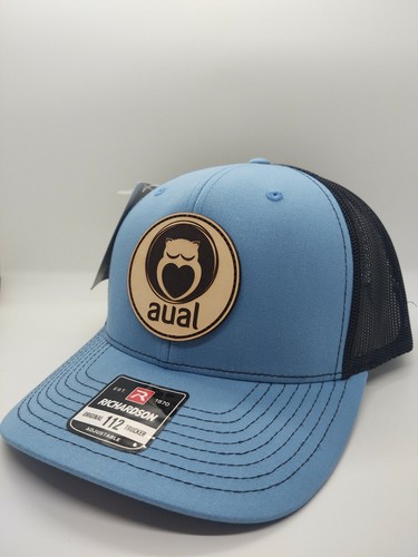 Aual Official Branded Leather Patch Adjustable Trucker hat Baseball Cap - NEW