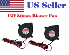 12V DC 50X15 mm Blower Radial Cooling Fan Hotend Extruder RepRap 3D Printer