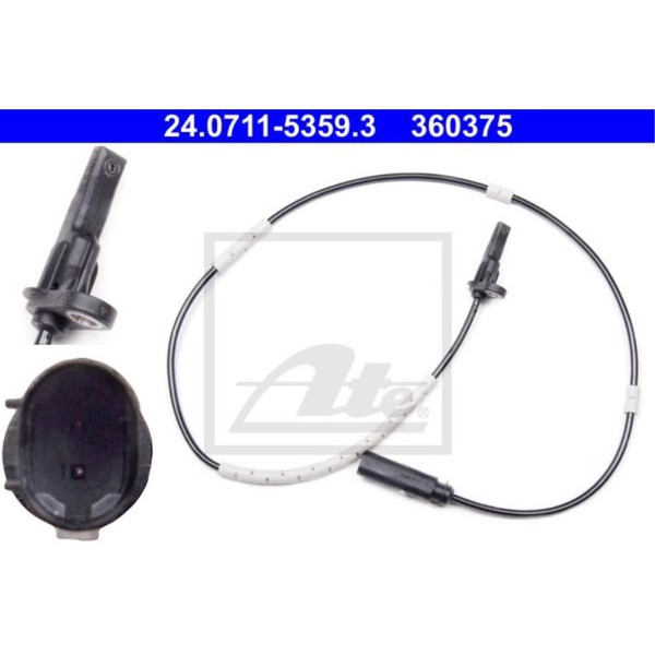 ATE Sensor DrehzahlfüHler Hinten Passend FüR BMW 3Er Touring F31 Brandneu-image