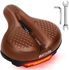 Comfortable Bike Seat Cushion for Men Women Wide Bicycle Saddle Soft Memory Foam
