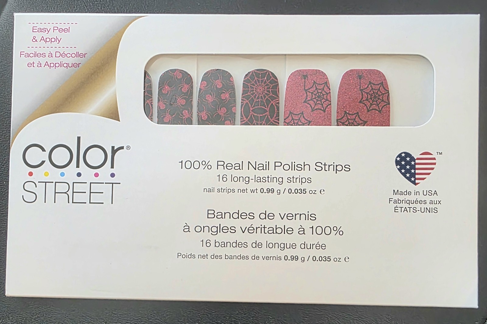 Color Street Nail Polish Strips, Bugs N' Kisses, HALLOWEEN, New In Box ...