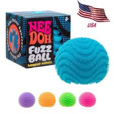 NeeDoh Stress Ball Super Fuzz Ball Toy Squeeze Squishy Sensory Stress Reliever