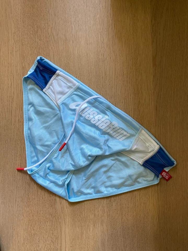 AussieBum Bademode - Badeslip - einlagig 100% Nylon - zweifarbig mit Logo - Bild 3 von 3