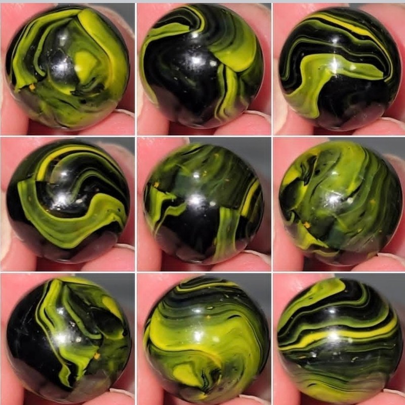 Killer .60 Christensen Agate (CAC) Striped opaque Marble