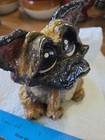 Adorable-1 Of A Kind-Resin- Big Eyed German Shepherd  Brown 4" Tall — photo 7