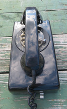 Bell System Western Electric Rotary Dial Wall Mount Telephone Bakelite