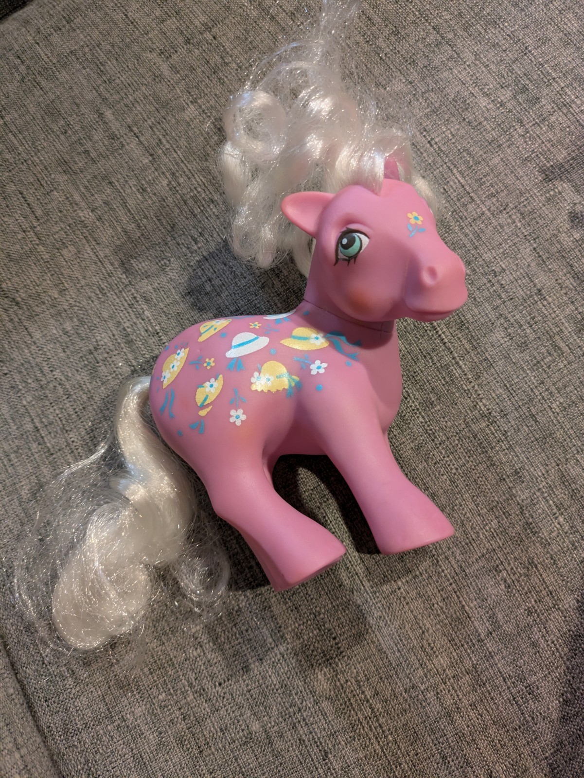 Giocattolo vintage 1983 My Little Pony G1 due volte come fantasia Bonnie Bonnets MLP Hasbro anni 80