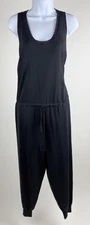 Women's Stella McCartney Black Sleeveless Scoop Neck Wool Knit Jumpsuit Size 48