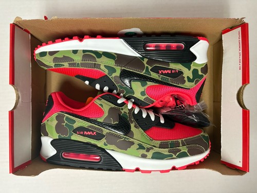Nike Air Max 90 Reverse Duck Camo Infrared Black CW6024-600 Herren Größe 14 " - Bild 8 von 9