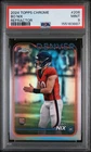 2024 Topps Chrome - Rookies Bo Nix #206 Refractor (RC) PSA 9