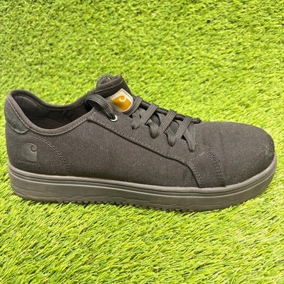 Carhartt Detroit Nano Mens Size 9.5 Triple Black Composite Toe Safety Work Shoes