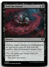 Feed the Swarm #159 (Foil) (LP) Commander Masters CMM Magic MTG