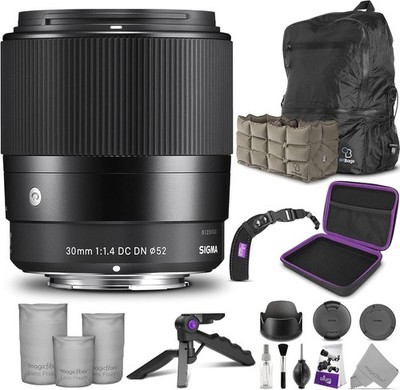 NEW sigma 30mm f/1.4 DC DN Contemporary Lens for Canon EF-M Mount with Altura...